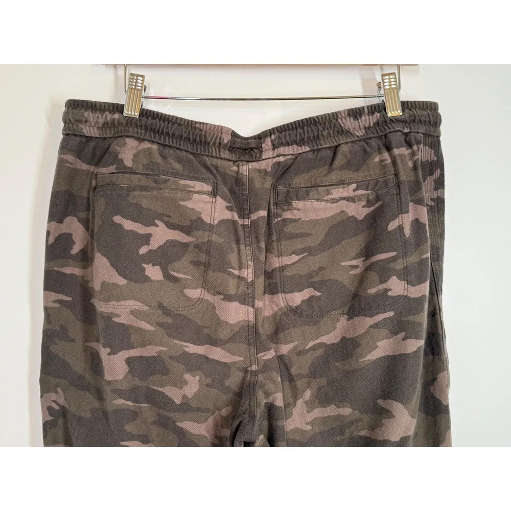 Athleta Farallon Jogger Camo‎ Print Drawstring Waist Women Size 14 Athleisure